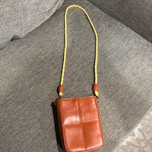 Universal Thread Tan Crossbody Bag with Cream Strap